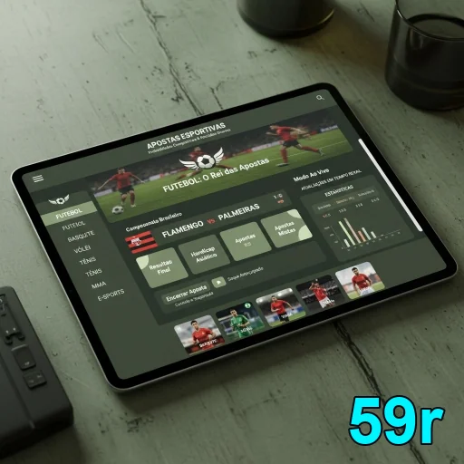 Ilustração de Explore o aplicativo cassino 59r para uma experiência segura