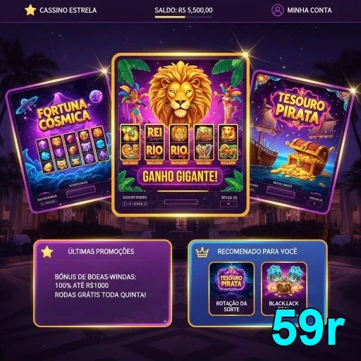 Ilustração de Explore os Jogos Online da 59r com Segurança e Diversão